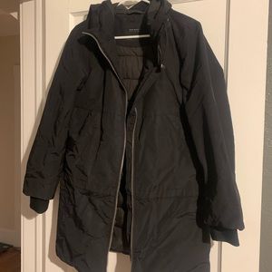 warm outerwear jacket by zara